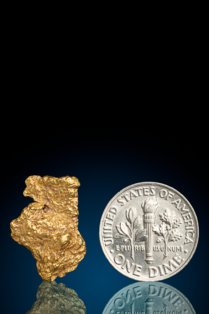 Natural Colorado Gold Nugget - Alma Mtns - 3.52 grams [T2648